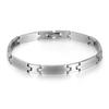 Personalized Bracelet Men's Stainless Steel Niche Simple Design Fashionable Versatile Titanium Wholesale