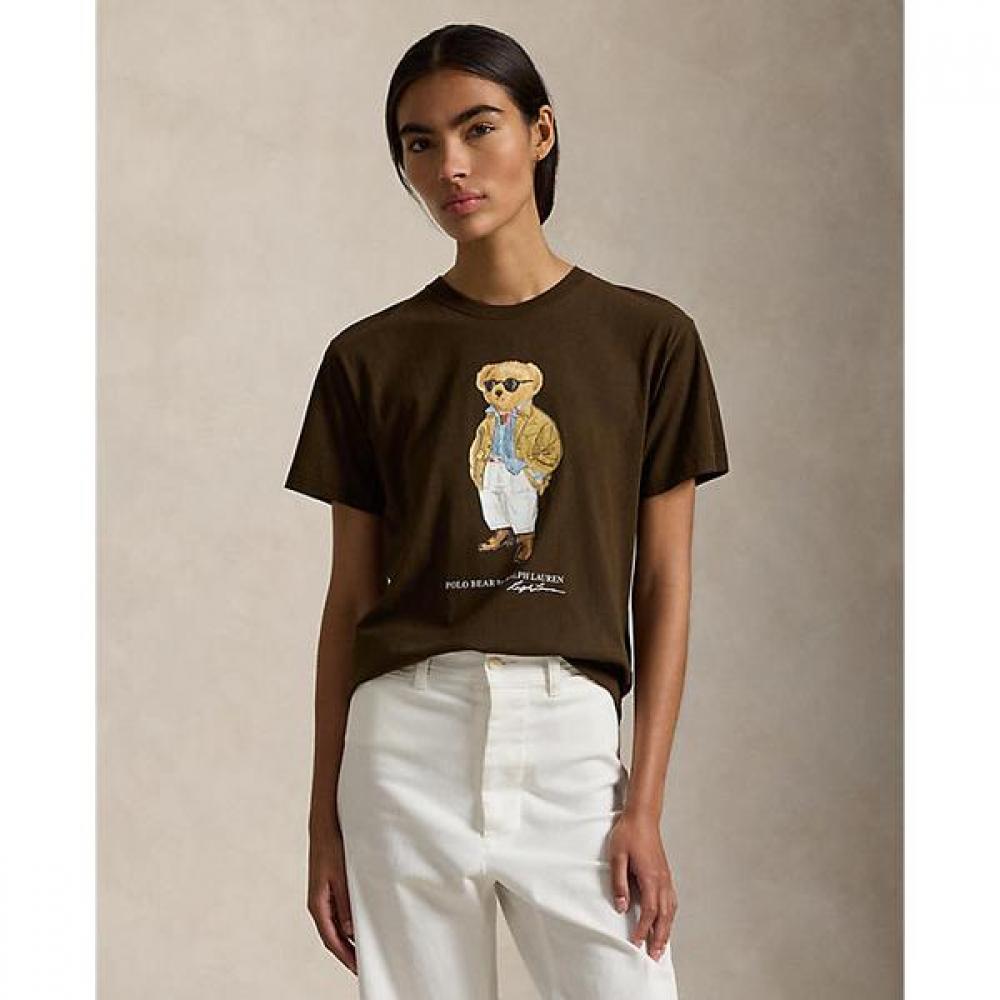 Polo Ralph Lauren Women S Cotton jerSey Tee Polo Bear Wmpoknincu21240201 XS