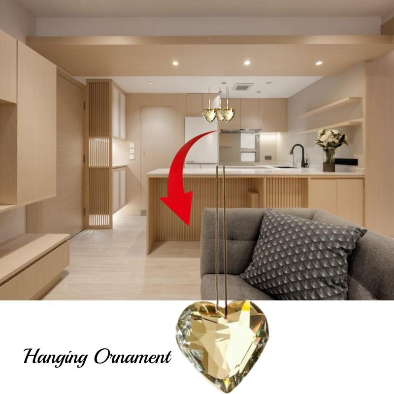 Stunning Heart-shaped Crystal Sun Catcher Perfect For Graduation Housewarming Or Any Festive Occasion