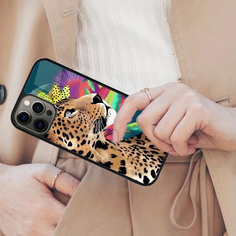 Classic Leopard Tiger Magnetic Phone Case For APPLE iPhone 17 Air 16 14 13 12 Pro Max 15 Plus Wireless Charge With MagSafe Cover