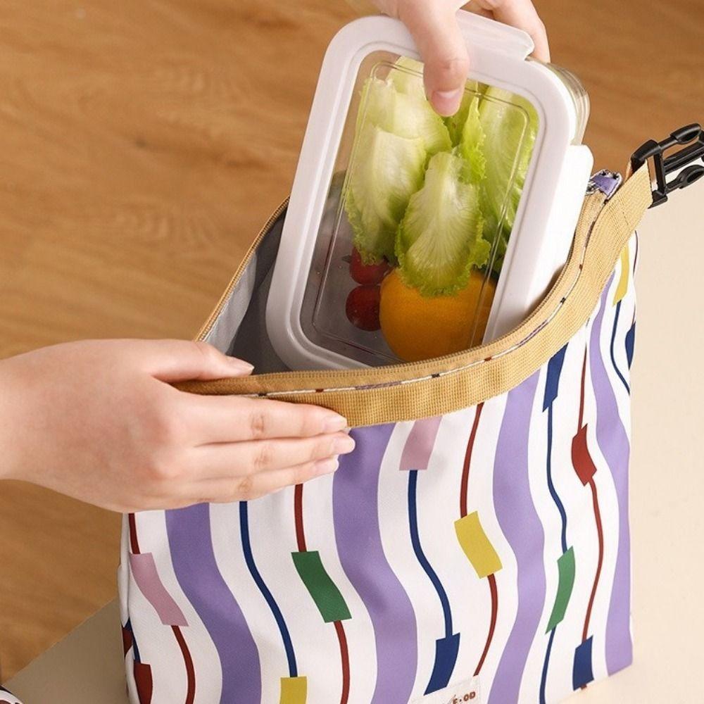 Insulated Food Box Bag Foldable Picnic Bag Roll Top Insulated Bag  Outdoor  Picnic