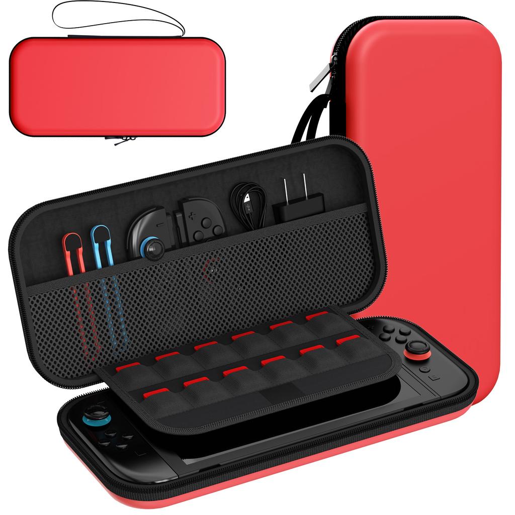 Carrying Case Compatible with Switch 2 (2025) - for Console Accessories Portable Hard Shell Pouch Carrying Travel Bag
