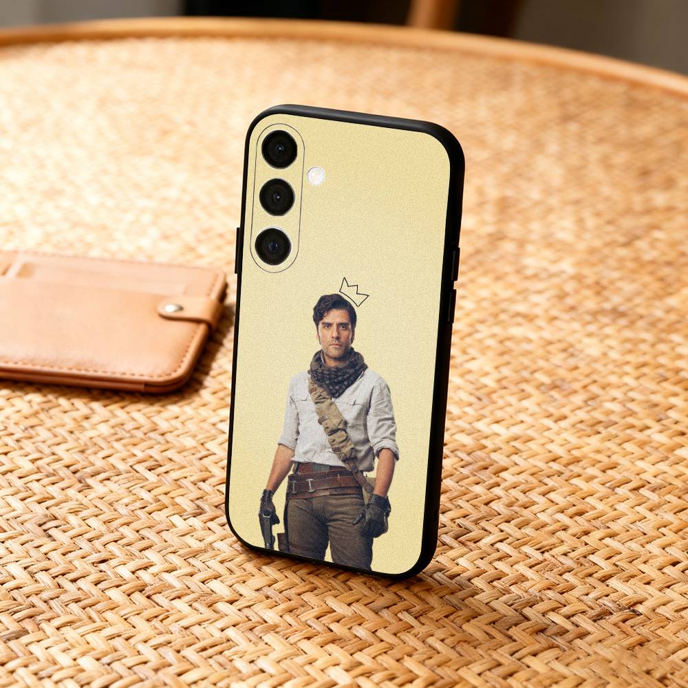 

Actor O-Oscar I-Isaac Phone Case For Samsung A73,A21s,A22,A31,A32,A52,A53,A71,A80,Soft Black Shell Samsung a21s