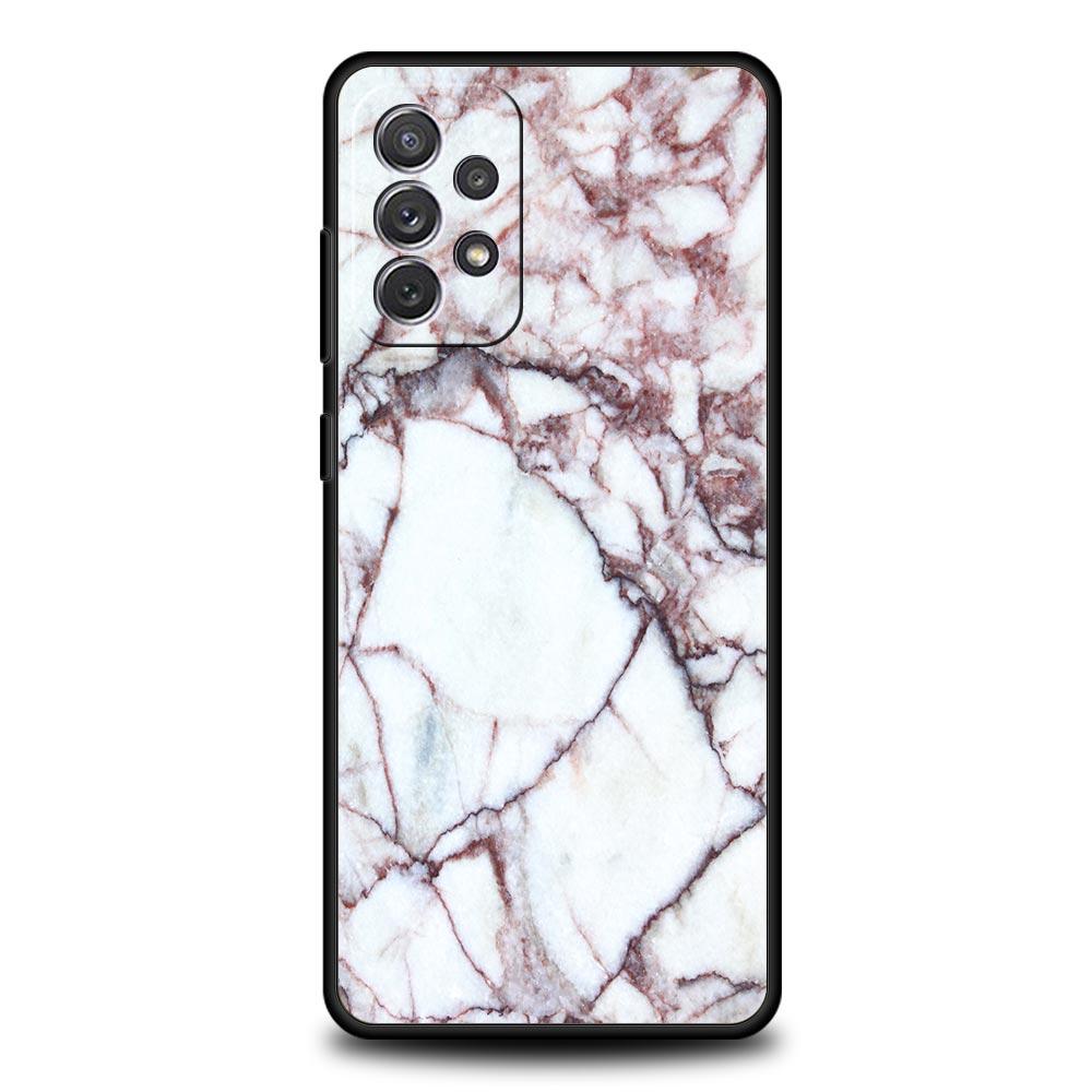 Marble Fashion Case for Samsung A57 A37 A51 A71 A21S A17 A11 A15 A25 A41 A23 A33 A53 A73 A07 A05S A13 A35 A55 5G Cover