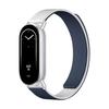 Bracelet de Montre Magnétique en Silicone Texture Litchi Bicolore Pour Xiaomi Smart Band 11/10/9/8, Bracelet de Remplacement Réglable