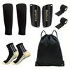 5pcs/set Lightweight Soccer Shin Guards Durable Ankle Socks Football Shin Pads  Protective Equipment