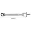 TONE Ratchet Combination Wrench 17mm Jaw Opening RM-17,