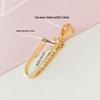 S925 Silver Pendant Clasp for DIY White Jadeite Buckle Necklace