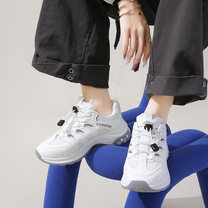 2025 Little White Shoes Women's Autumn New Korean Version Ins Female Student Casual Sports Shoes Trendy Versatile Street Auction BR8615