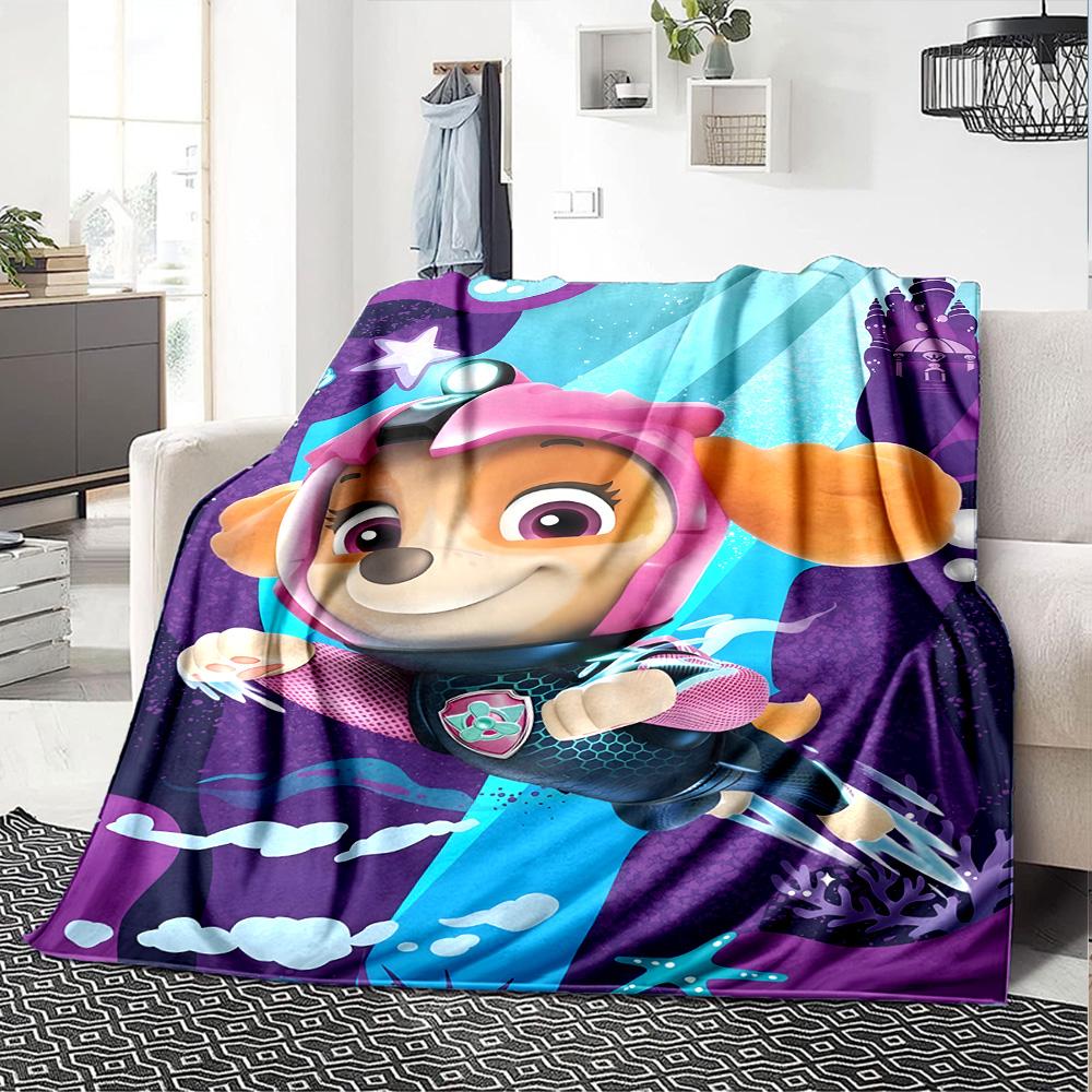 1pc Paw Paw6 Blanket, Gift, for Men and Women, Soft Blanket, Good for Sofa Bed Couch Travel, Lightweight Flannel Blanket