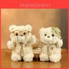 Plush Bear Keychain With Glasses For Cute Backpack Decor And Gift Ideas