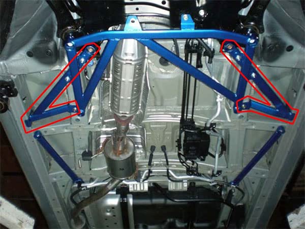 Cusco Power Brace Side for Honda Step WGN (Front Floor) 391/492/FS