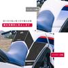 Motorcycle Side Tank Pads, Tank Pad Protective Decals, Gas Knee Pads, Traction Pads for XL750 Transalp 2025 2024 2023, Black [Parallel Import]