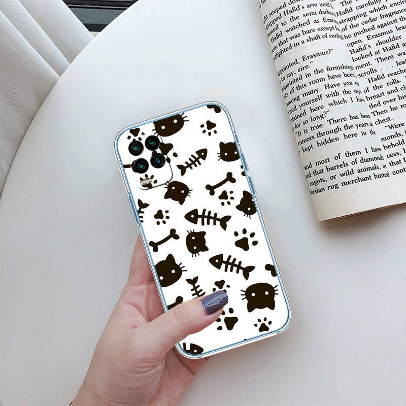 JO9 Kočka Kotě Mňau Pouzdro na telefon pro Motorola G34 G32 G31 G14 G84 G62 E32 G24 G72 G71 G73 G85 G200 G60S G60 G52 G51 G50 G42 G41 G32 G30
