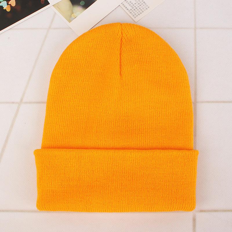 Adult Thick Warm Rabbit Fur Beanie Cap Men Women Solid Knitte Hat Solid Multi Colors Skullies Ski Hip Hop