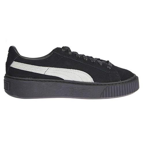 (WMNS) PUMA Suede Platform Core 'Black White' Women's 362223-05