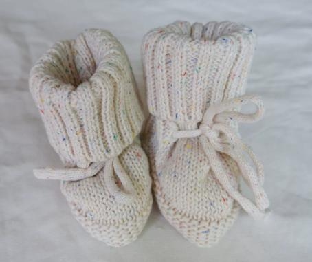 Birthday Footwear for Toddler Girls Baby Booties Sock Shoes Hand Knitting Crochet Boy and Girl Cozy Shoes for 0 To 12 Months