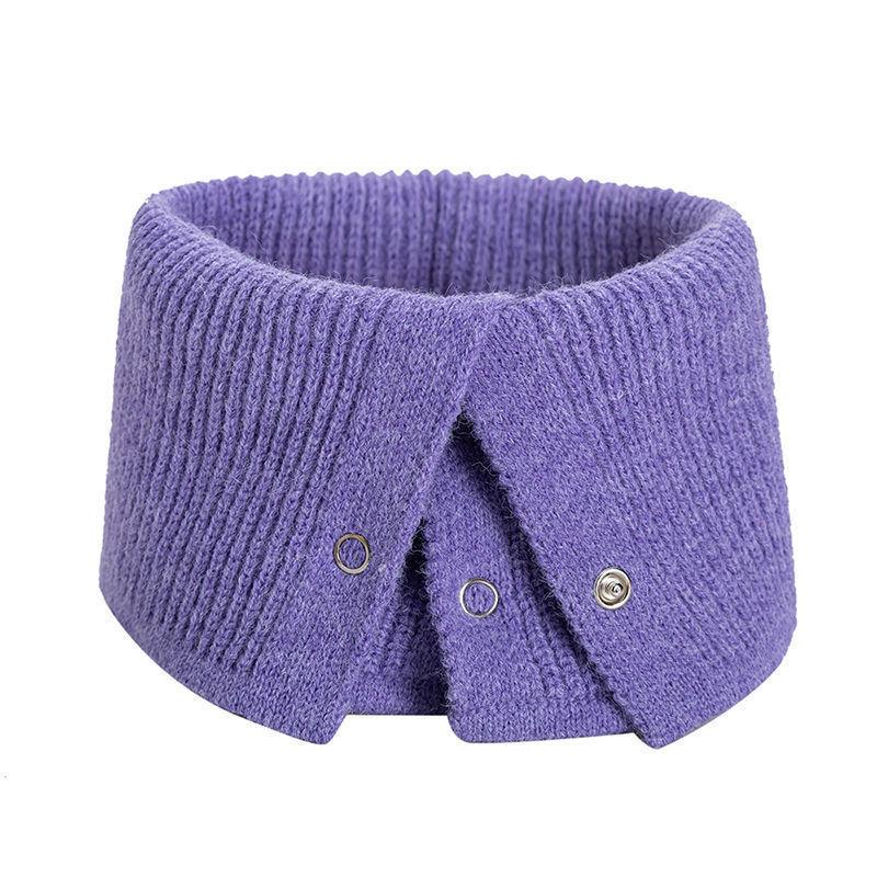 New Winter Knitted Warm Ring Scarf for Women Fashion Lady Neck Snood Unisex Wraps Scarves Neckerchief Female Stretch Bufanda