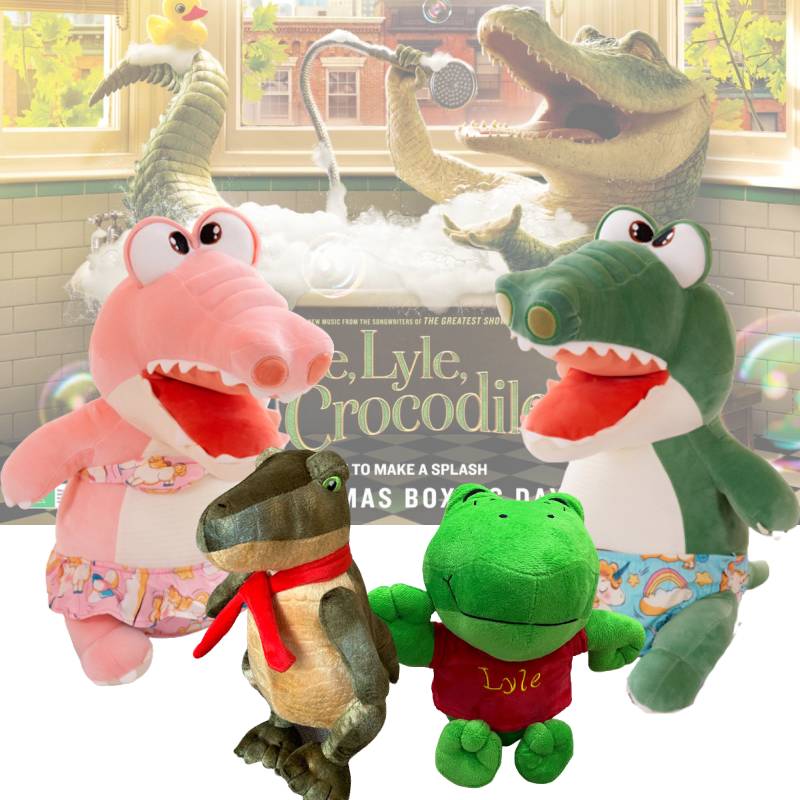 Lyle Crocodile Lyle Swimwear Plush Toys Soft Stuffed Animal Dolls Christmas Gift