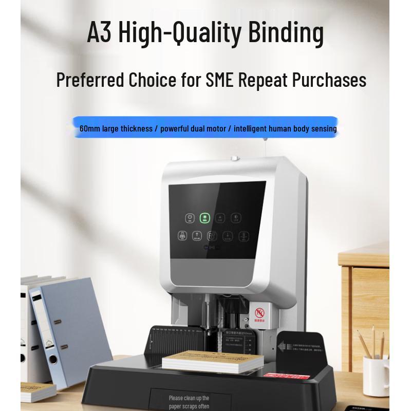 Zhongchuang en Automatic Electric Financial Binding Machine