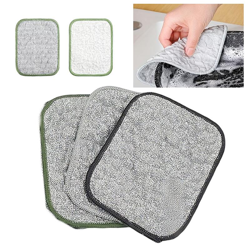 

1/3/10Pcs Multipurpose Wire Dishwashing Rags For Wet And Dry Random Color Reusable Wire Miracle Cleaning Cloths Round Wire