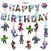 **Spidey And His Amazing Friends Theme Kids Girls Favors Swirls Happy Birthday Events Party Decorations Ceiling Hanging Spirals