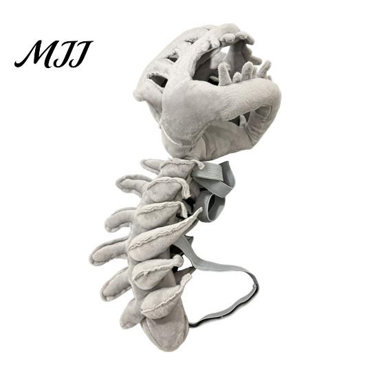 Elastic Dinosaur Suit for Walking Skeleton Pet Costume, Plush Dog Cat Outfit with 3D Lightweight Prop Photos Spine And Tail, Halloween Party