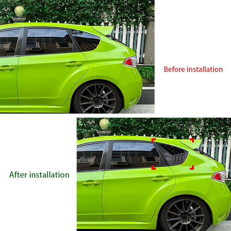 For Subaru Impreza STI hatchback model from 2008-2014 Triangular window louvre car sticker cross-border modification Accessories