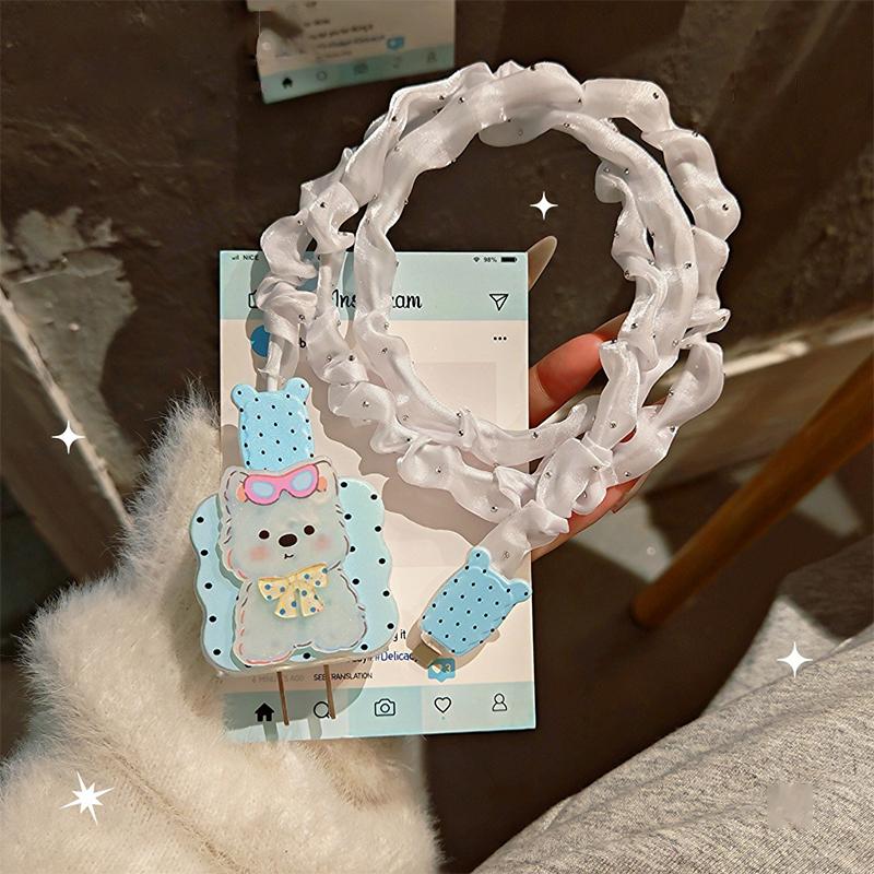 Cute Animal Puppy Charger Data Cable Winder Protective Cover Kits For Iphone 18W 20W Charger Case Anti-Break Wire Bites Shell