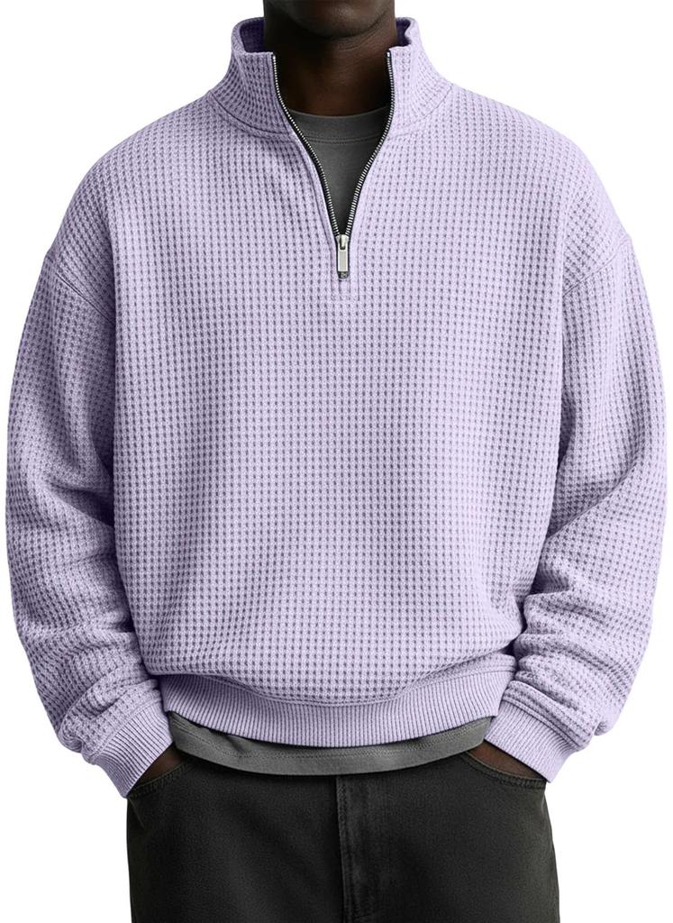 Felpa con zip da uomo per autunno inverno, casual, vestibilità larga, felpa con cappuccio