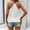 V-Neck Vest T-Shirt with Suspenders