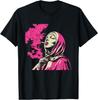 RARE! Vibrant Smoking Unholy Nun Woman Streetware T-Shirt