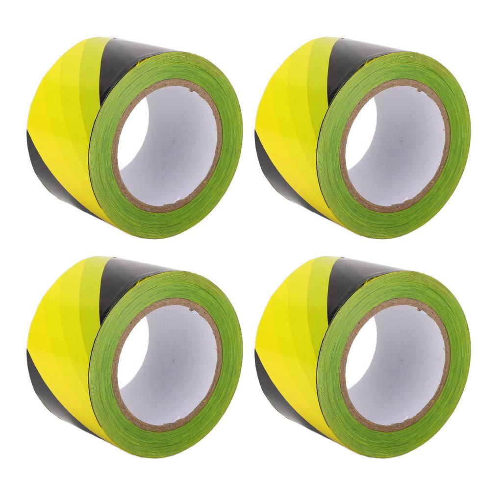 4 Stück Gelbes Absperrband Rolle PE Wind- und Regendicht Multifunktional Bau Warnung Sicherheit