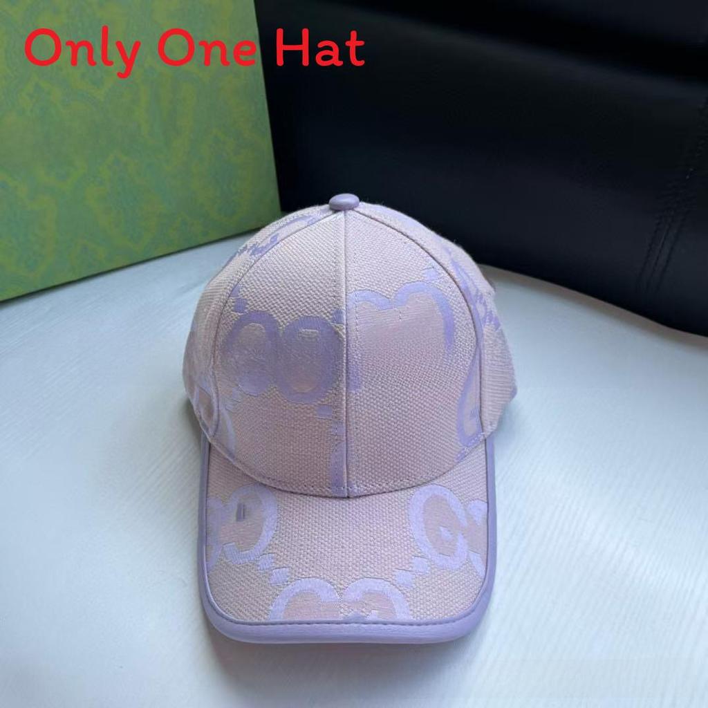 FernGlade Katoenen Baseballpet Met Groot G-logo Voor Modieuze Streetwear Lente paars