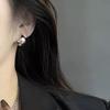 Cool and Reserved Style High-end and Niche Design Earrings with Small Ear Clasps