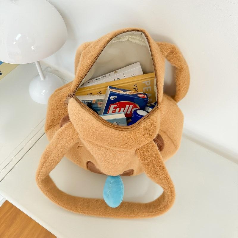 Large Capacity Dolphin Cub Armpit Bag Kapibara Stretchable Snot Dolphin Large Capacity Student Storage Shoulder Bag