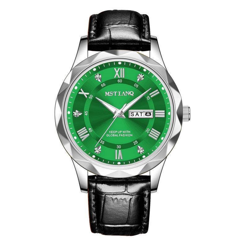 

Belt Men S Watch Men S Fashion Double Calendar Quartz Watch Counter Same