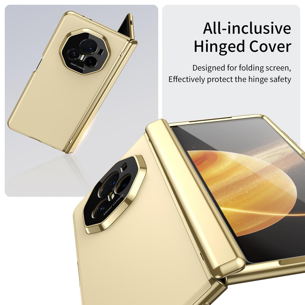 For Honor Magic V3 VS3 AG Matte Vacuum Plating Hinge Full Protective Glass Front Film Drop Resistant Phone Case
