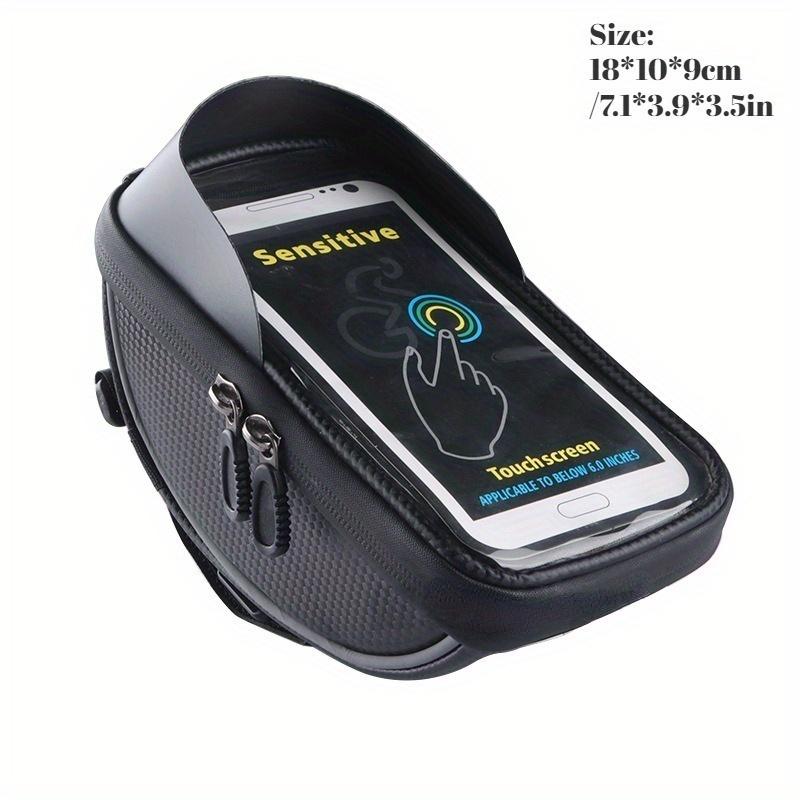 1pc New Bike Bag Bike Mountain Bag Cell Phone Touch Screen Waterproof Storage Bag Removable Bag