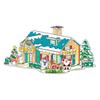 DIY Decoration, Christmas Crafts, Indoor And Outdoor 3D Puzzle for Kids, Craft House