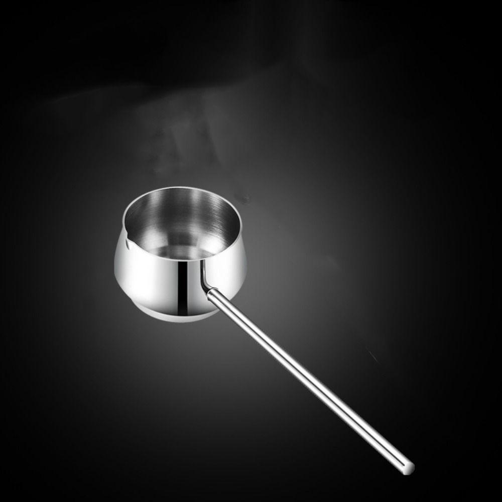 Thickened Oil Splashing Small Pot Special Flat Bottomed Pan Hot Oil Pan  Sauce Seasoning