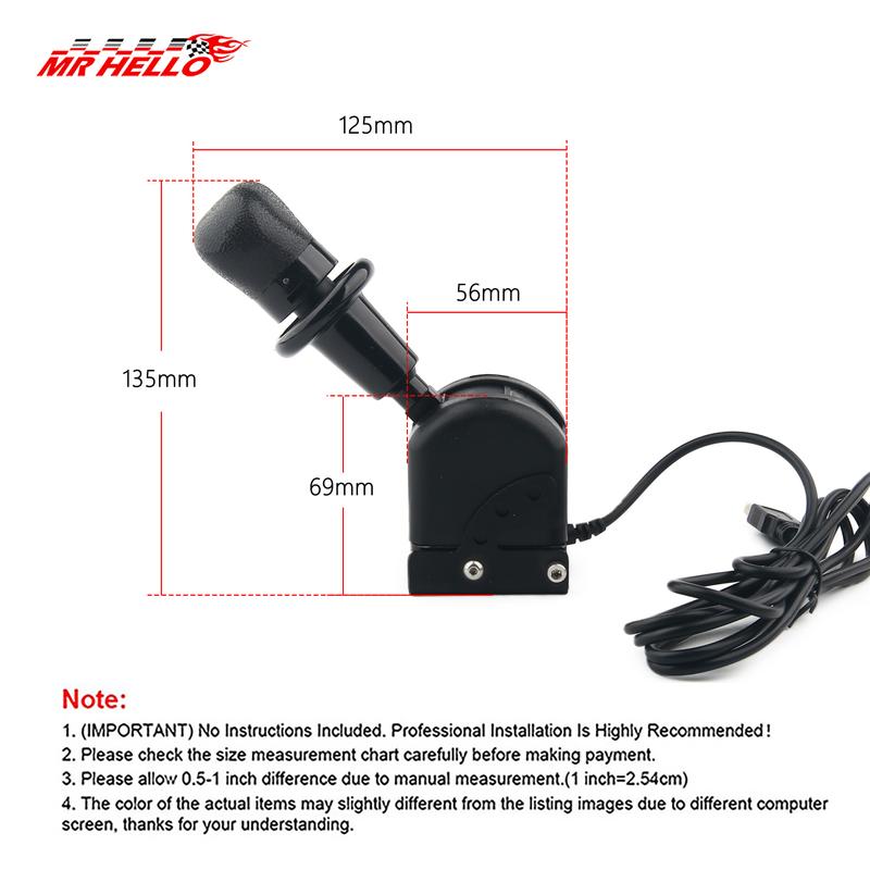 For Logitech G923 G27 G29 Thrustmaster T300 PC USB Handbrake For ETS2 European/American Truck Sim Racing Games Hand Brake