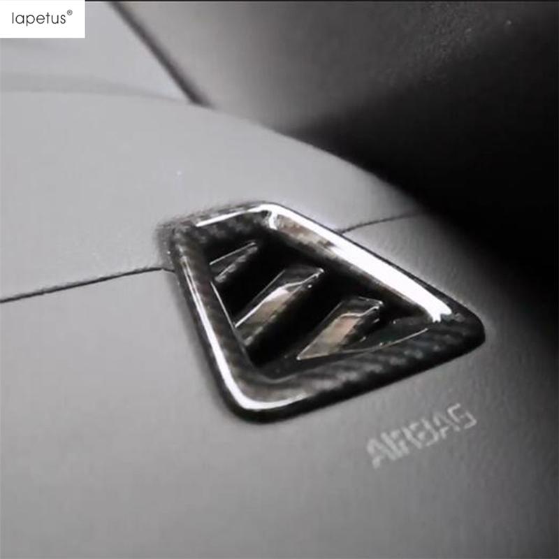 Dashboard AC Air / Window Lift / Handle Bowl / Head Lamp Cover Trim Carbon Fiber Interior Accessories For VOLVO XC60 2018 - 2024