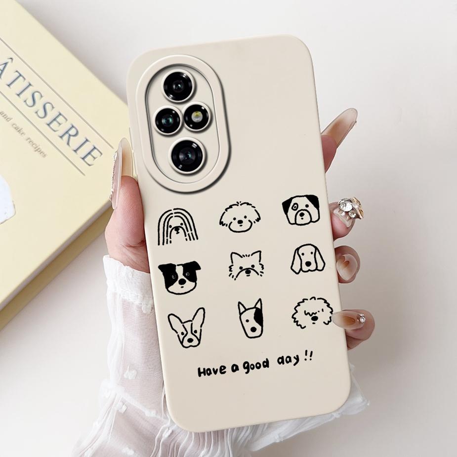 For Honor 200 Pro Case ELP-AN00 Cute Panda Cartoon Cover Shockproof Soft TPU Phone Case For Honor 200 Pro Honor200 Fundas Bumper