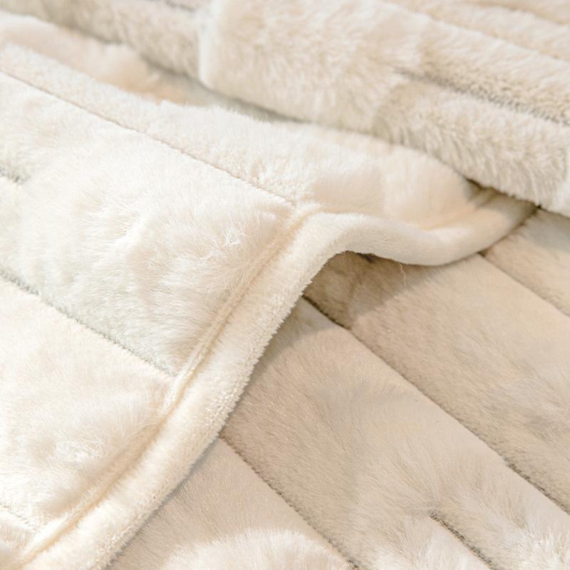 Winter Thickened Rabbit Velvet Sofa Cushions, Advanced Full-cover Armrest Covers, Sofa Covers, All-inclusive Universal Seat Cushions