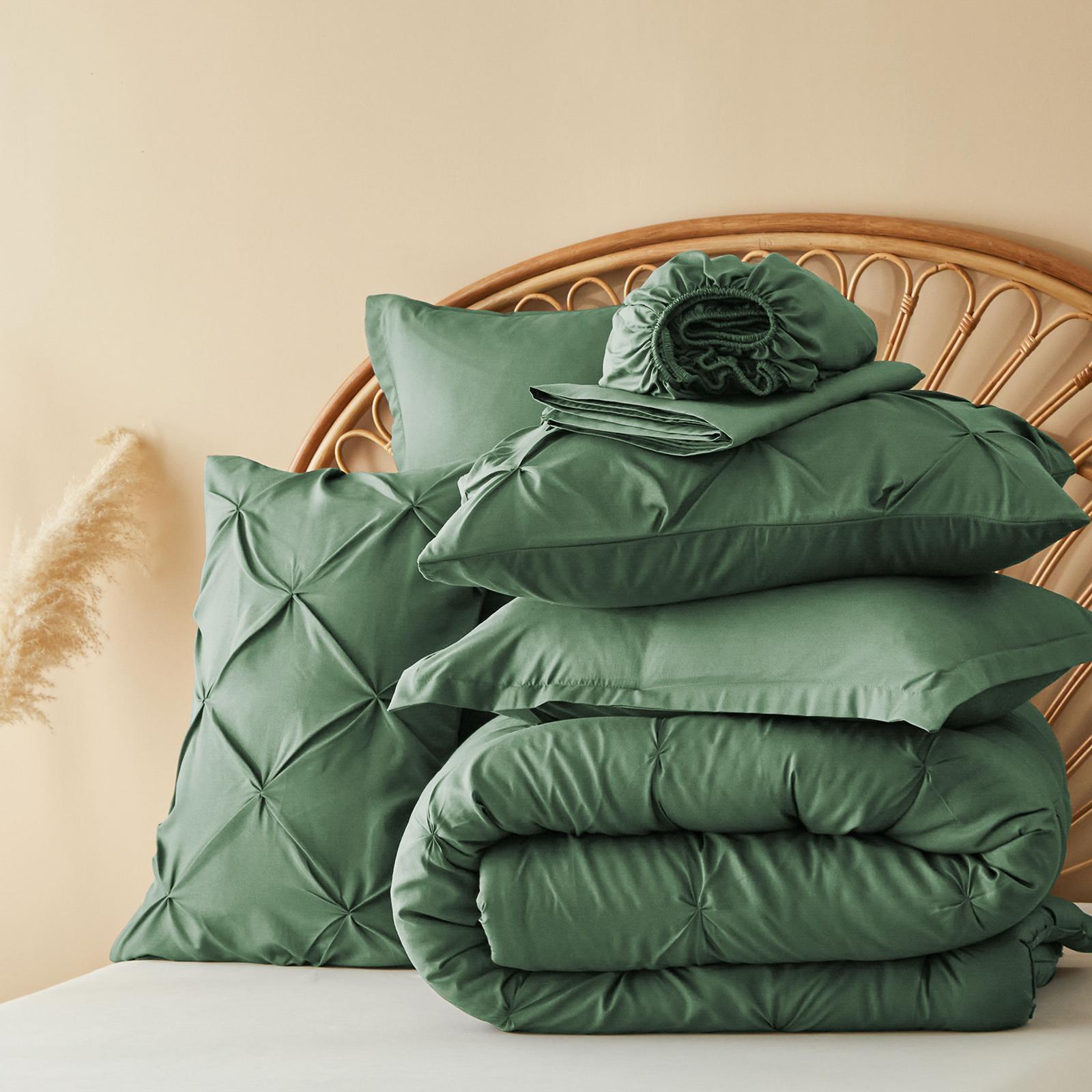 

Набор из 5/7 предметов - Кровать размера queen в сумке с одеялами, простынями, наволочками Queen King Full Twin US-Twin