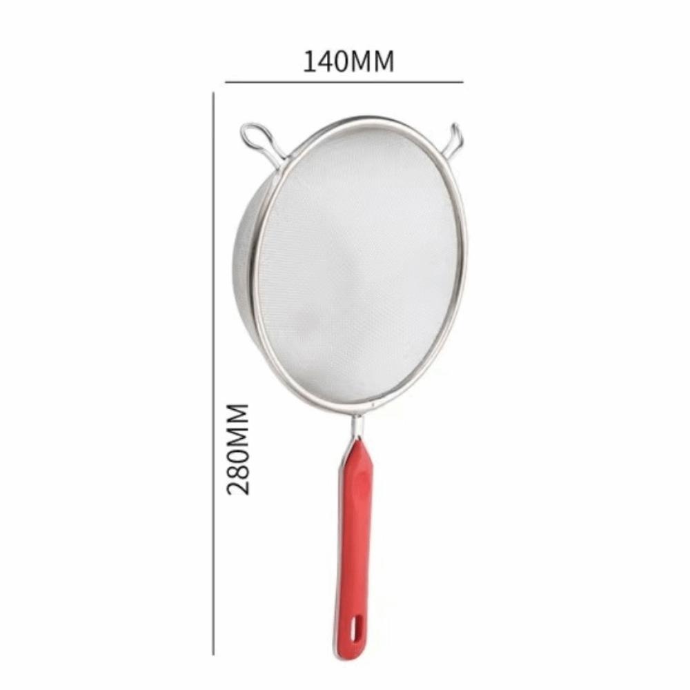 14 16 18 20 22cm Matcha-sikt Rustfritt stål Tesil Ny Finmasket sil for Kjøkken