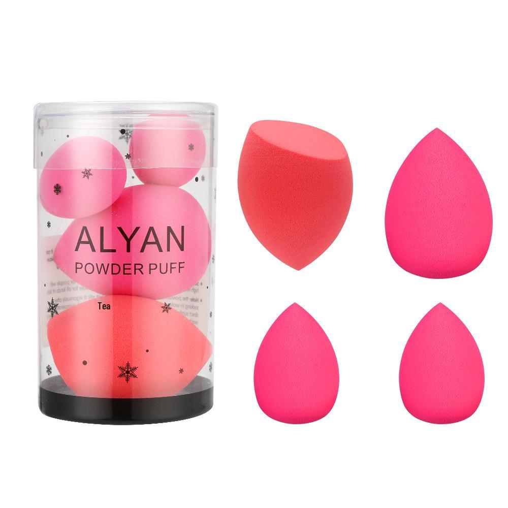 

Набор спонжей для макияжа ALYAN Beauty Egg Snowflake Cylinder: Средний и Мини, Двойного назначения, Расширяется в воде, Форма капли воды со скошенным срезом.