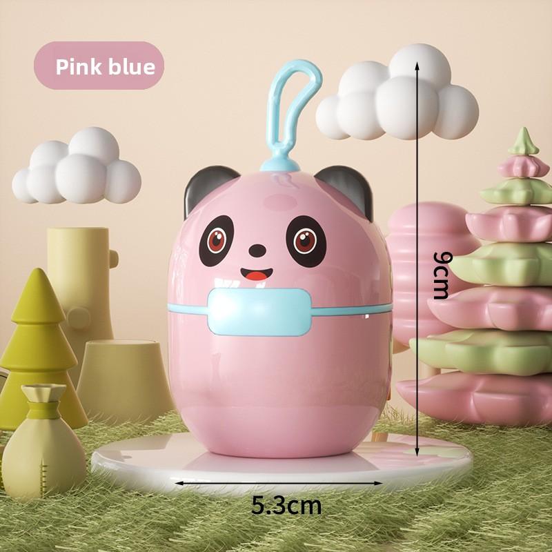 Mini Hair Brush - Portable and Compact Mini Pet Hair Roller for Home Use - Removes Hair From Clothes and Cleans The Rolling Drum розовый/синий