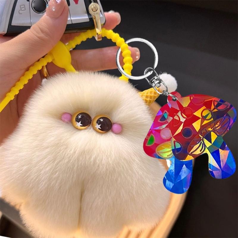 Mushroom Keychain Mold Cute Shiny Glossy Mushroom Shape Silicone Casting Molds with Hole for DIY Keychain Pendant